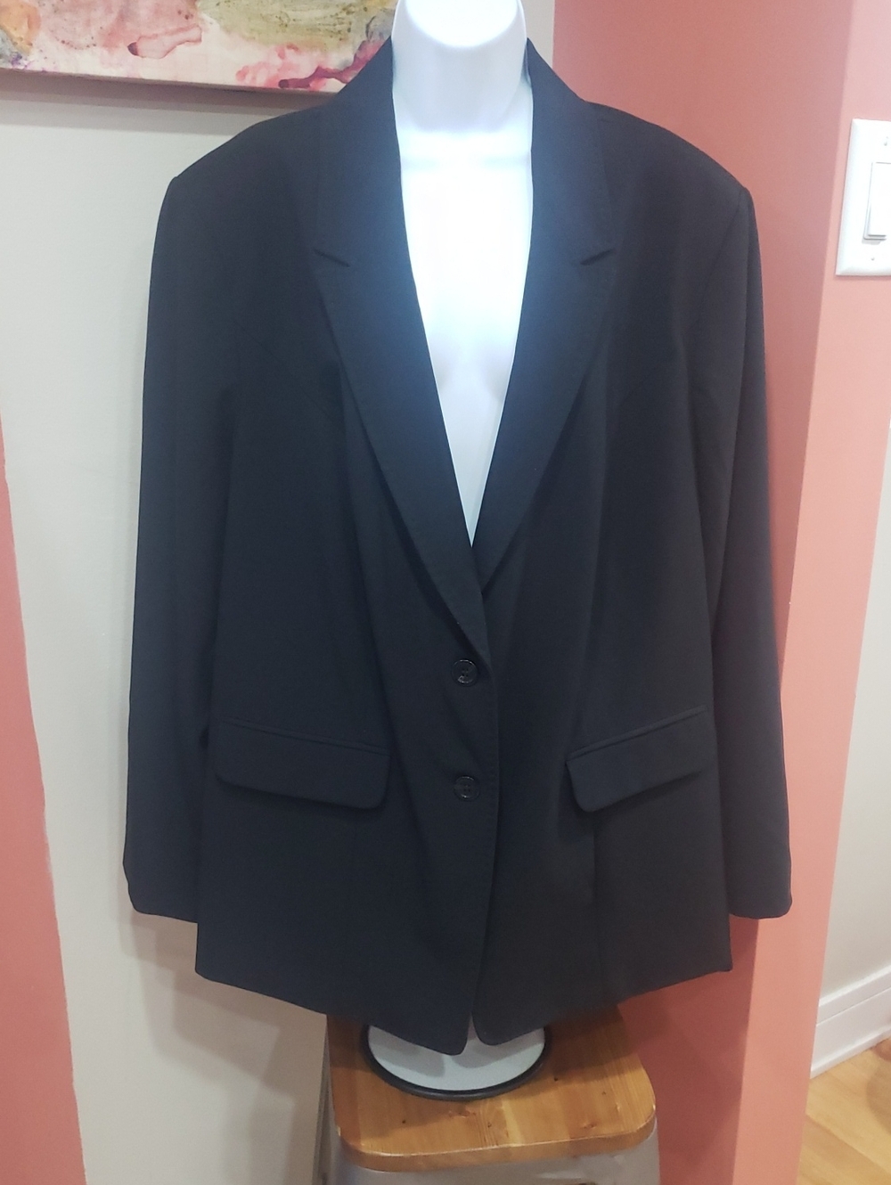 Lane Bryant Black Women's Tailored Blazer,  Size 28 - Picture 4 of 15
